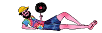 chill relax Sticker