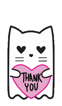 Hello Kitty Thank You Sticker by SpoopyDrws
