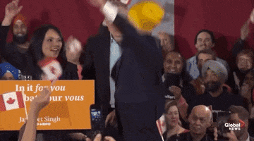 canada election montreal jagmeet singh GIF