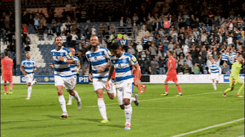 celebrate massimo luongo GIF by QPR FC