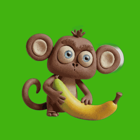 Hungry Monkey GIF