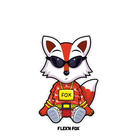 Proud Fox Sticker by VeeFriends
