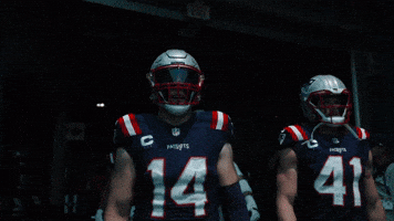 Football Walk Out GIF by New England Patriots