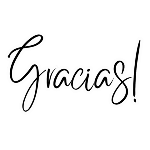 Thanks Gracias Sticker