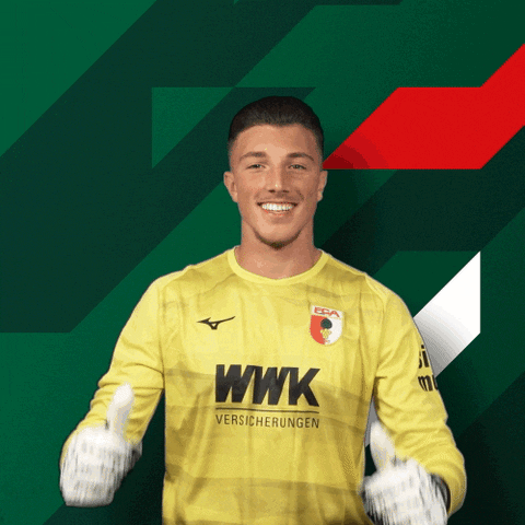 German Thumbs Up GIF by FC Augsburg 1907