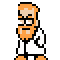 8 Bit Pixel Sticker