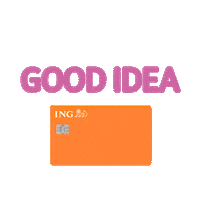 Money Card Sticker by ING Romania