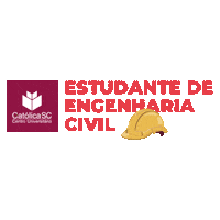 Engenharia Civil Sticker by Católica SC