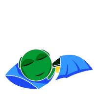 Tired Good Night Sticker