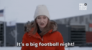 "It's a big football night!"