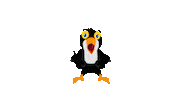 VideoBird thinking mascotte vogel toucan Sticker