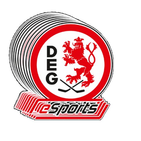 DEGeSports giphygifmaker logo gaming hockey Sticker