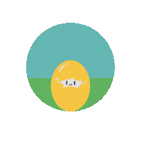 LioxFoundation egg liox foundation liox larus Sticker