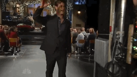 high five chris hemsworth GIF by Saturday Night Live
