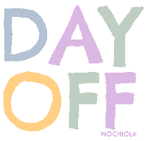 Day Off Sticker by Nochiola
