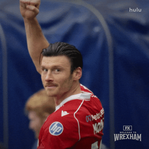 Proud Lets Go GIF by Welcome to Wrexham