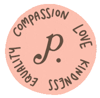 polishedprints love equality kindness compassion Sticker
