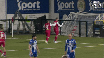 Celebrate Well Done GIF by Cliftonville Football Club