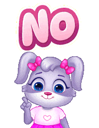 No Way Do Not Want Sticker by Lucas and Friends by RV AppStudios