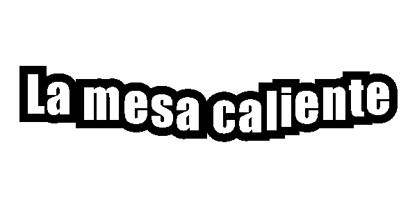 La Mesa Caliente Sticker by Giselle Blondet