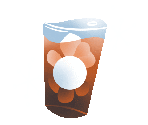 Iced Coffee Art Sticker by Starbucks
