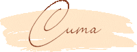 Cuma Sticker