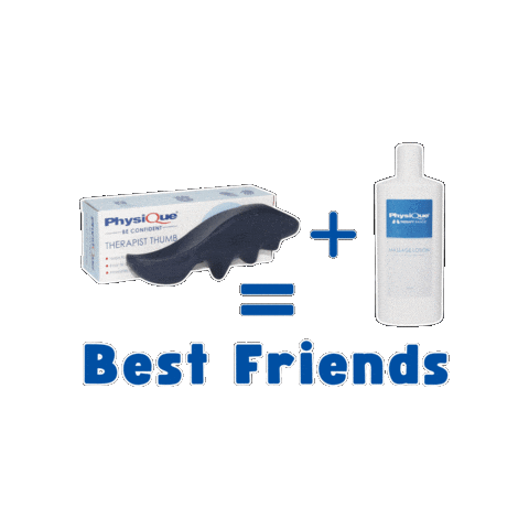 Massage Thumb Sticker by Physique Management