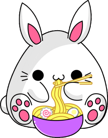 Rabbit Noodles Sticker