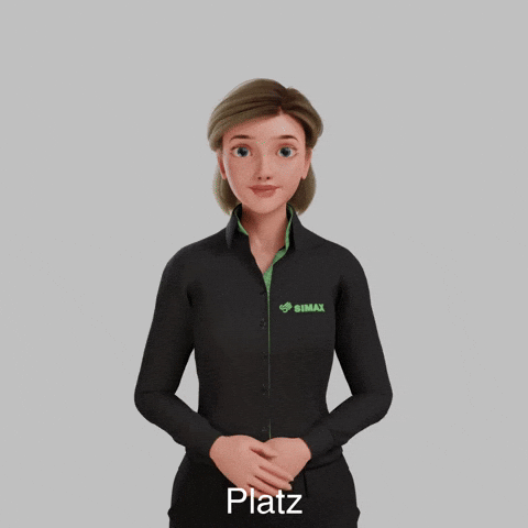 Avatar Gebärdensprache GIF by Sign Time - SiMAX