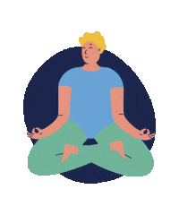 Yoga Move Sticker by Merck Healthcare