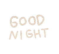 Sleepy Good Night Sticker