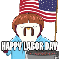 Grilling Labor Day Sticker by Pudgy Penguins