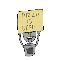 Pizza Time Food Sticker