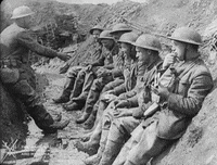 NationalWWIMuseum black and white military footage soldiers GIF