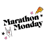 boston marathon running Sticker by KellyKKRoberts