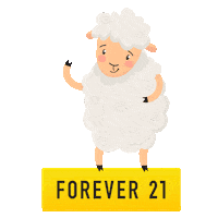 forever 21 sheep Sticker by PETA