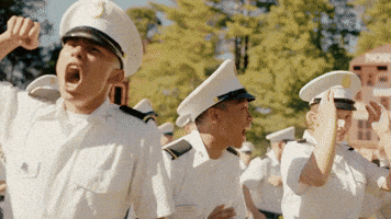 Excited Air Force GIF by Norwich University