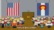angry crowd GIF by South Park 