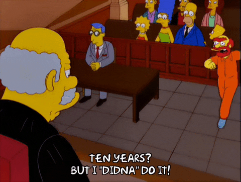 kneeling homer simpson GIF
