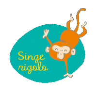 Funky Monkey Dance Sticker by Pampers Belgium - The Netherlands