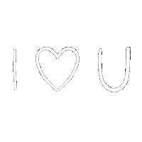 I Love You Hearts Sticker