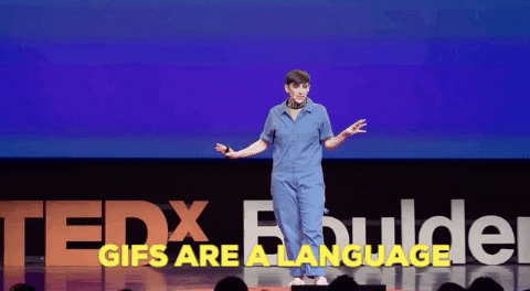 julie giphygifmaker talk ted tedx GIF