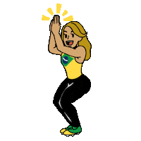 Eu Sou Brasileiro World Cup Sticker by Percolate Galactic