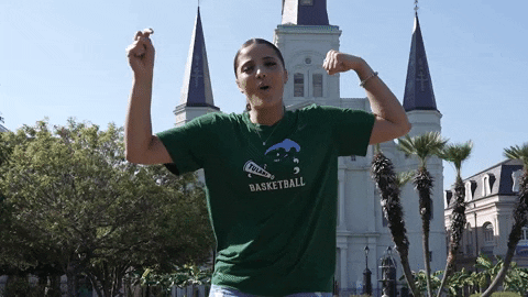 Tulane Rollwave GIF by GreenWave