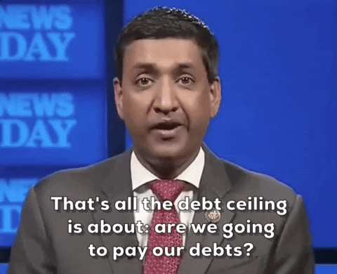 Ro Khanna Debt Ceiling GIF by GIPHY News