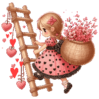Heart Girl Sticker