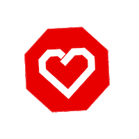 fanimazione love heart emotion beating heart Sticker