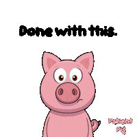 Over It I Give Up Sticker by VeeFriends