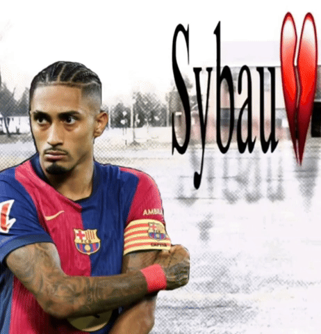 Raphinha Visca Barca GIF