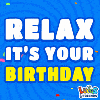 Happy Birthday GIF by Lucas and Friends by RV AppStudios